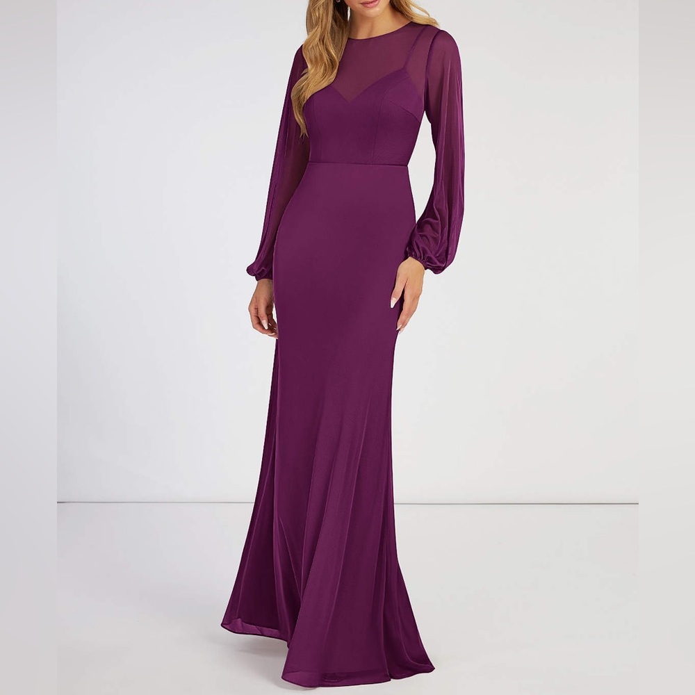 Azazie Denali Raspberry Dress - Picture 3 of 3